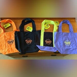 Trader Joe's Halloween trick or treat Canvas Tote Bags
